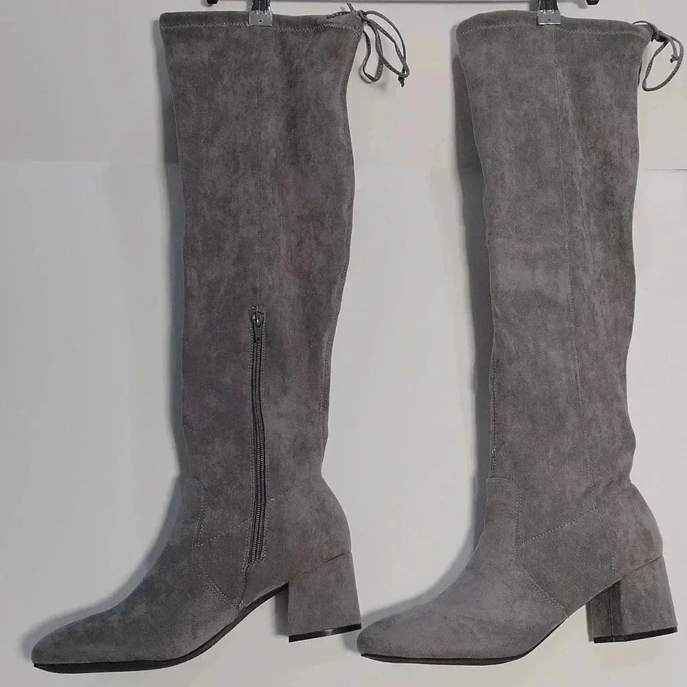 Sugar Women's Knee High Boots Size 10 M Grey